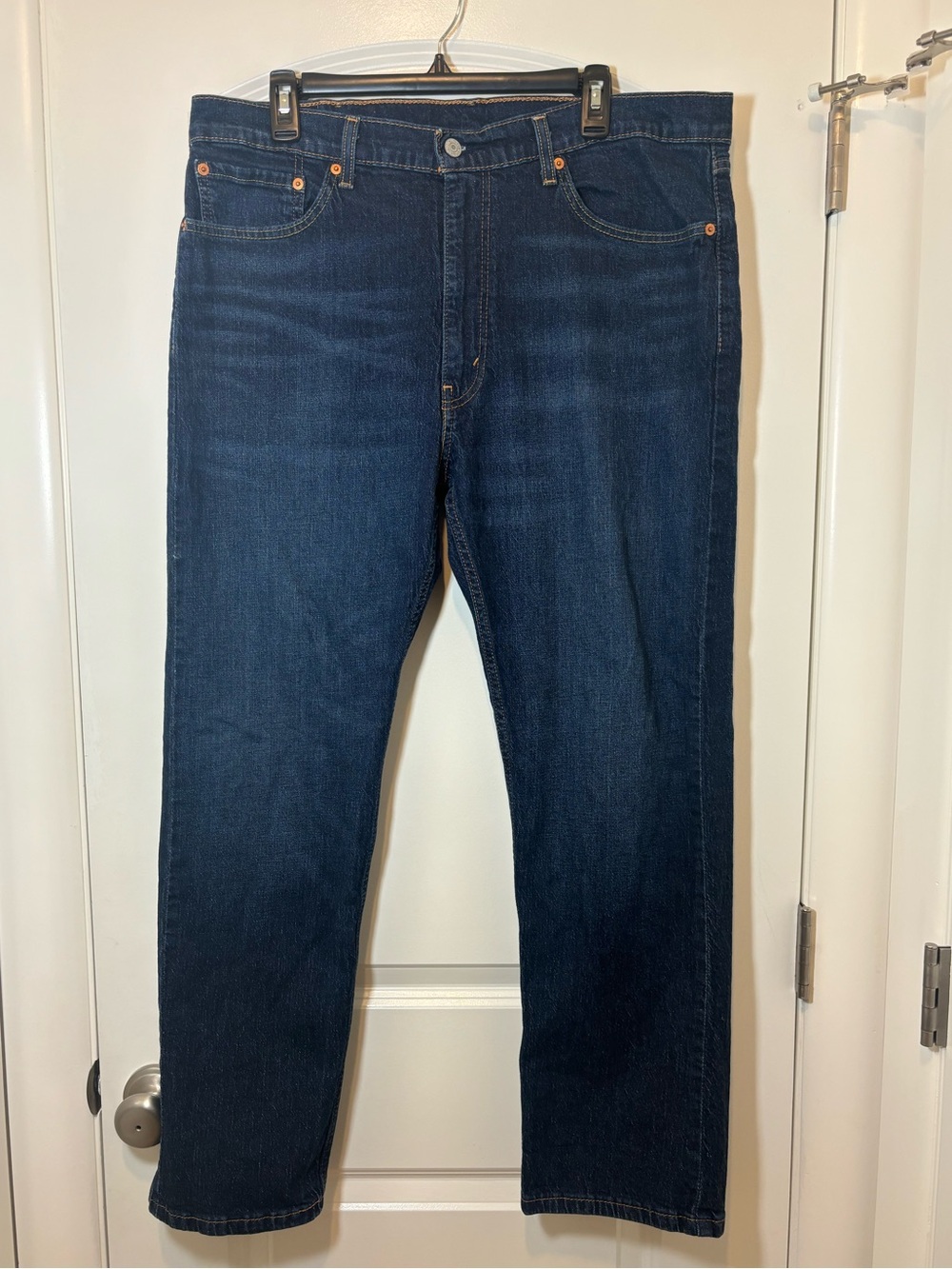 Levi's Straight-Leg Jeans in Dark Indigo